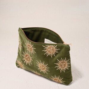 Elizabeth Scarlett Sun Goddess Everyday Pouch - Fern Green